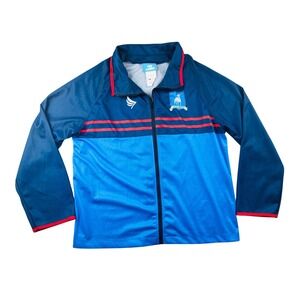 Rubie's Ted Lasso Track Jacket Men M Blue AFC Richmond Costume Kit Full Zip
